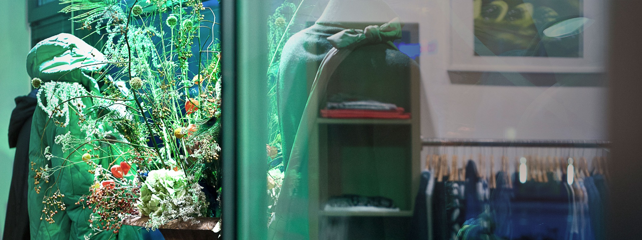Schaufenster der Boutique SchwungVoll 40-54